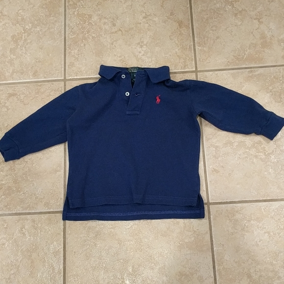 Boy's long sleeve Ralph Lauren Polo shirt - Picture 1 of 3